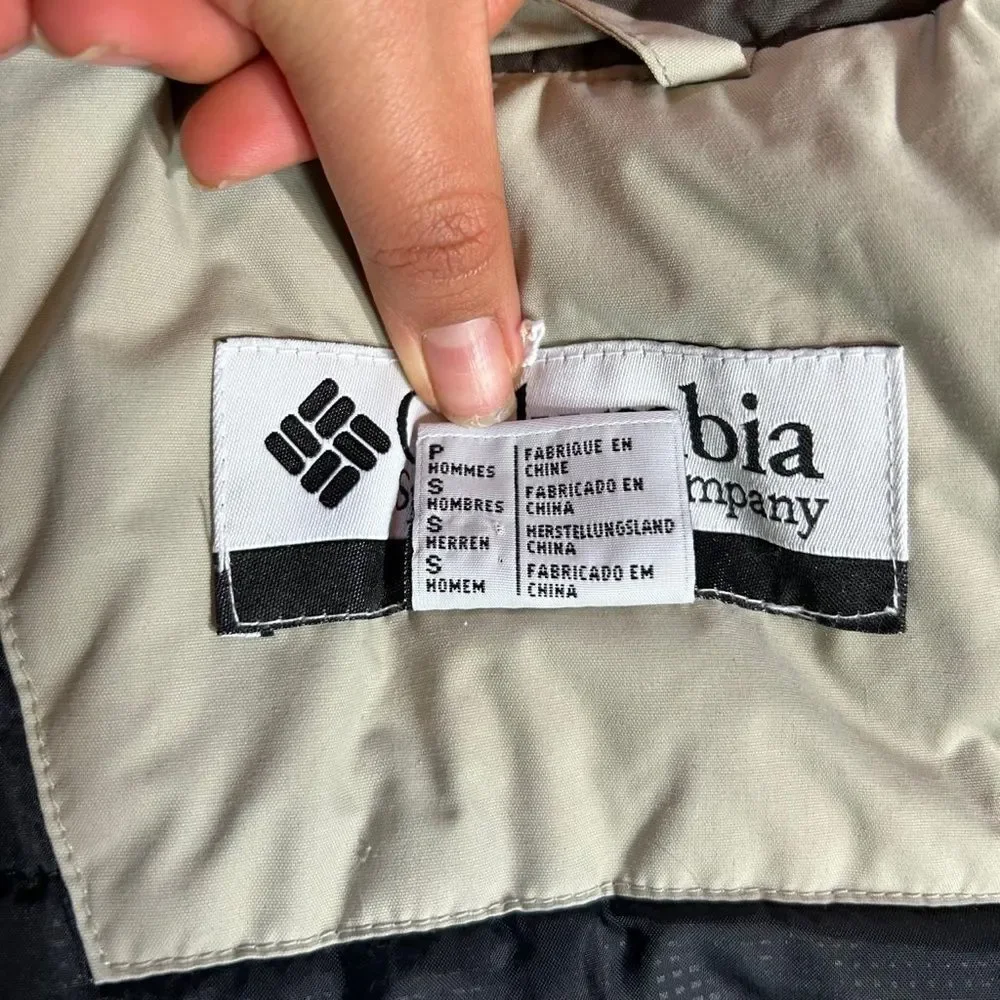 Columbia Men's Charcoal and Cream Performance Jacket